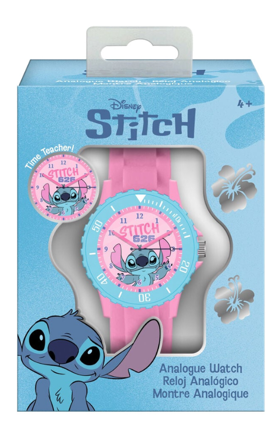 LAS9032 RELOJ ANALOGICO STITCH 40809