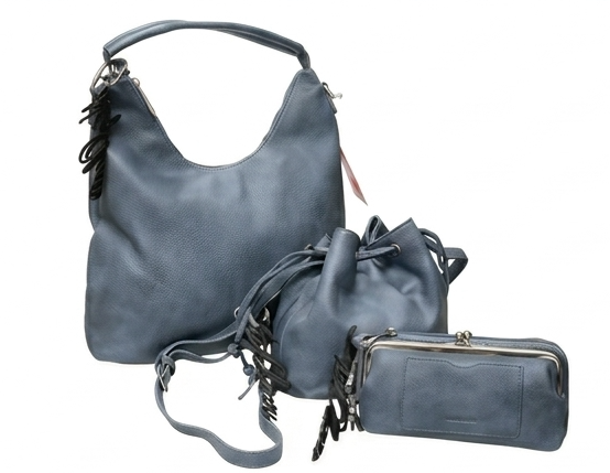 62156/SETLT2 L SACCA, M SECCHIELLO, XS PORTAFOGLIO JEANS 41233