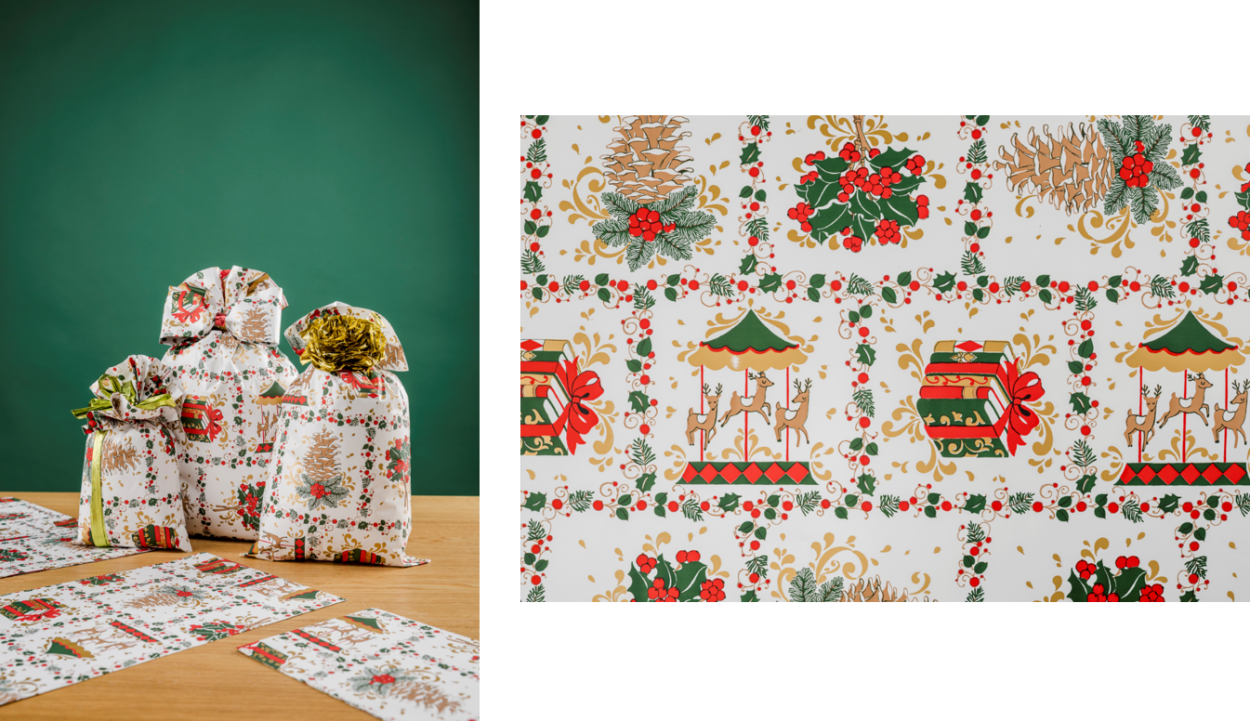 X942063254000 BUSTE PERLATE CHRISTMAS DREAM 25x40cm 50pz 41234
