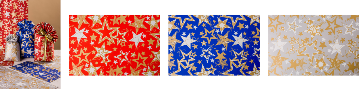 X914063355018 BUSTE STARS ASSORTITE 35x50cm IN 3 TIPI 41234
