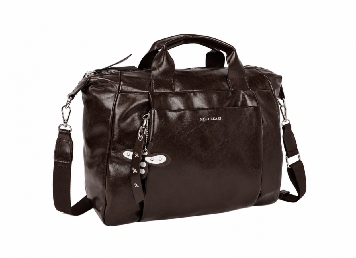 61834/PUR2 BAULETTO TRACOLLA CIOCCOLATO 40x30cm 41233