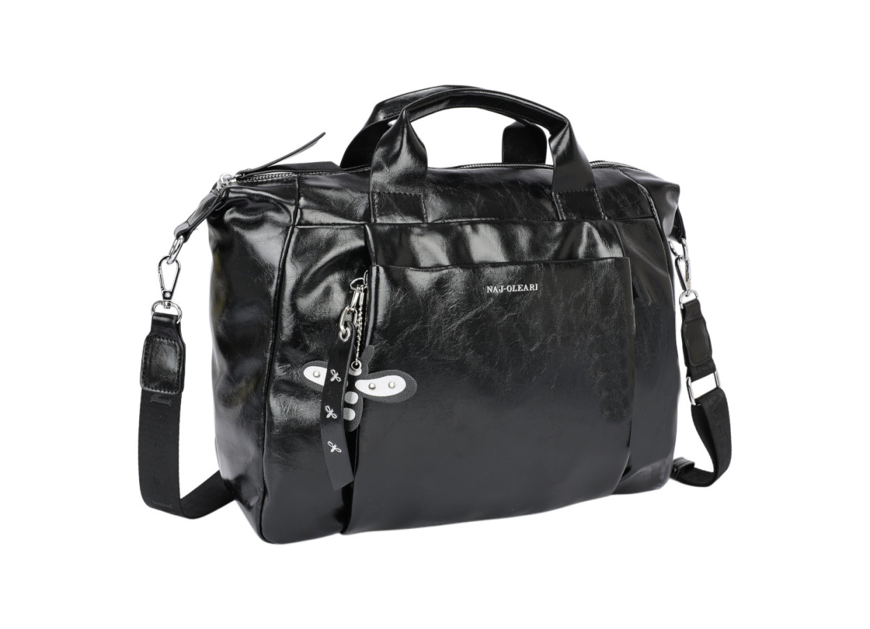 61834/PUR2 BAULETTO TRACOLLA NERO 40x30cm 41233