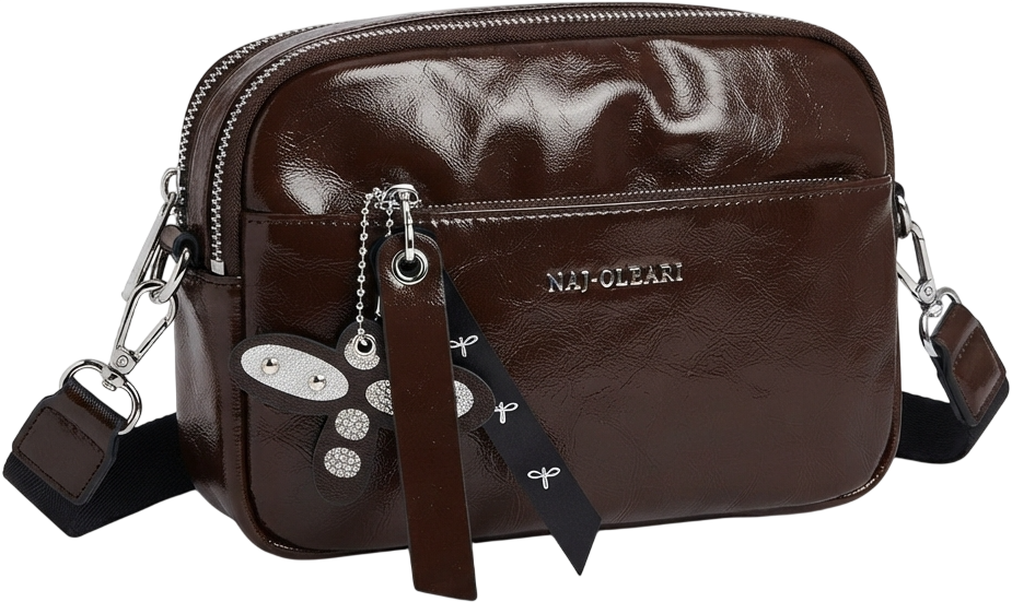 62130/PUR2 REPORT MULTITASCHE CIOCCOLATO 22x15cm 41233