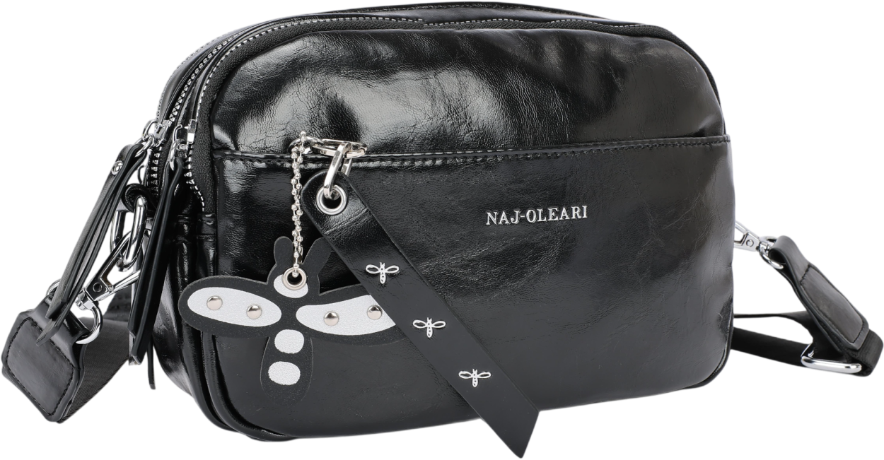 62130/PUR2 REPORT MULTITASCHE NERO 22x15cm 41233