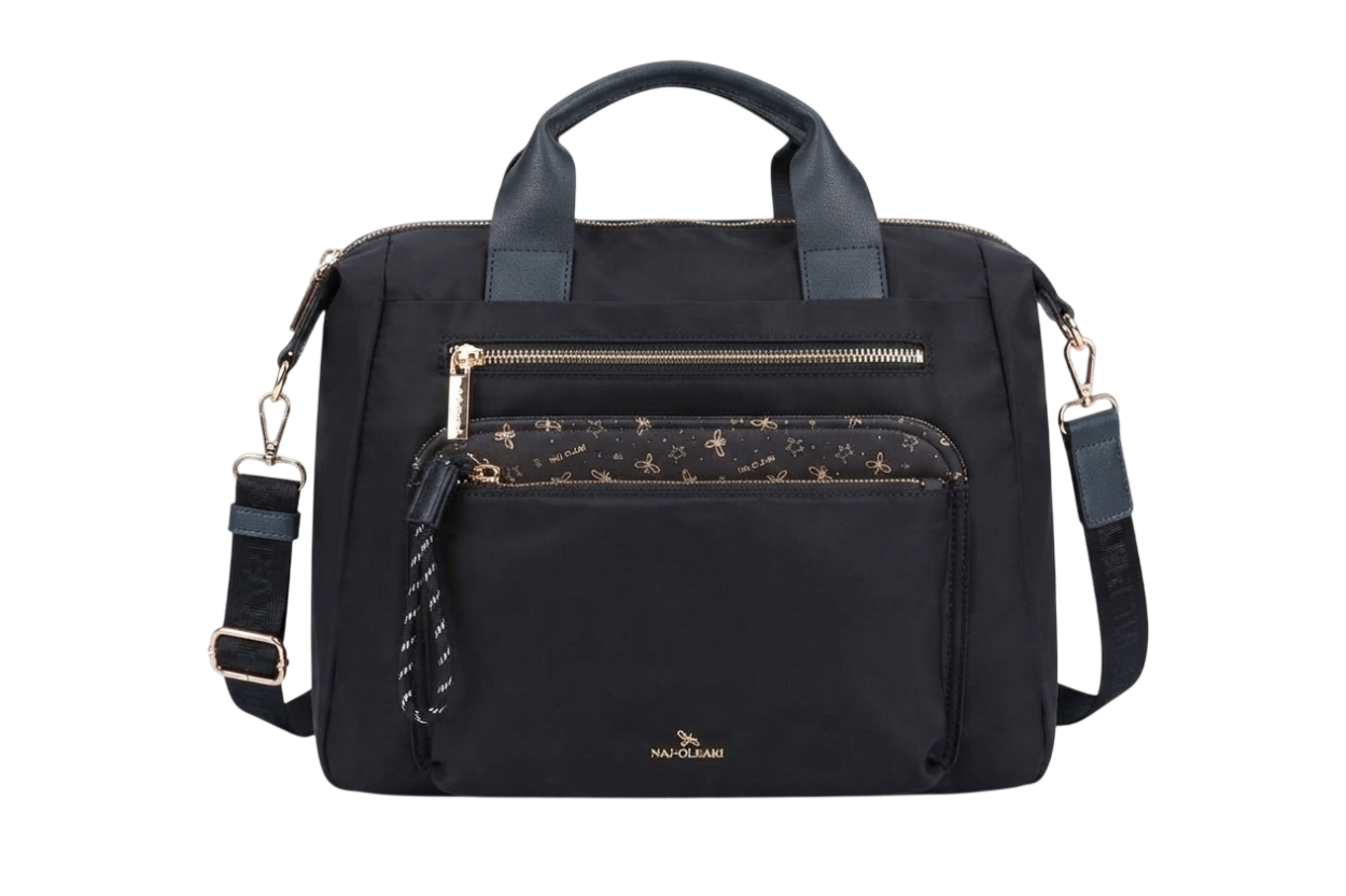 61834/NYR8 BORSA CON TRACOLLA GRANDE NERO 35x25cm 41233