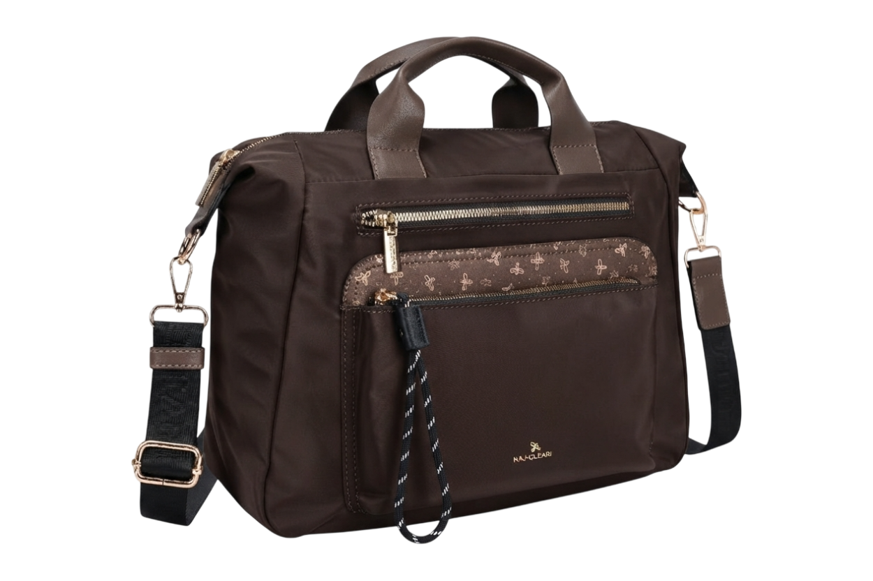 61834/NYR8 BORSA CON TRACOLLA GRANDE CIOCCOLATO 35x25cm 41233