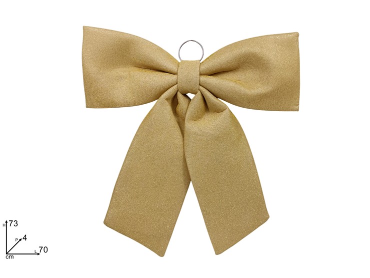 FIOCCO GLITTERATO 70cm ORO 393940 40649