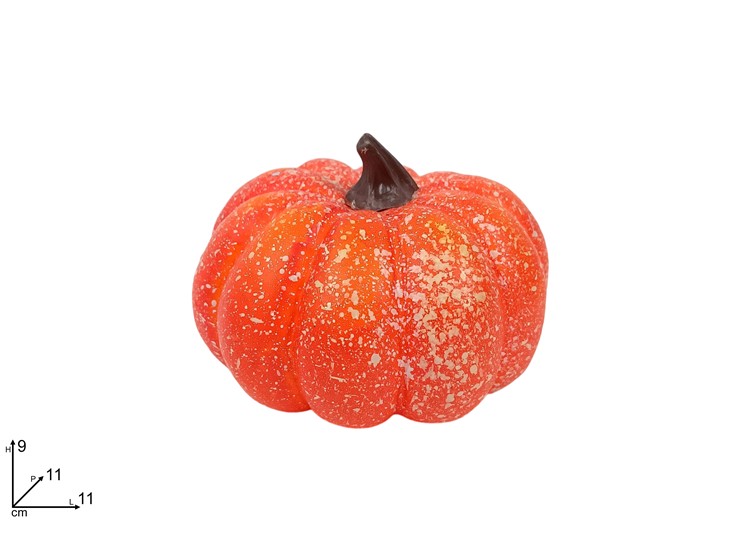 DECORAZIONE ZUCCA DIAMETRO 12cm 676172 40649
