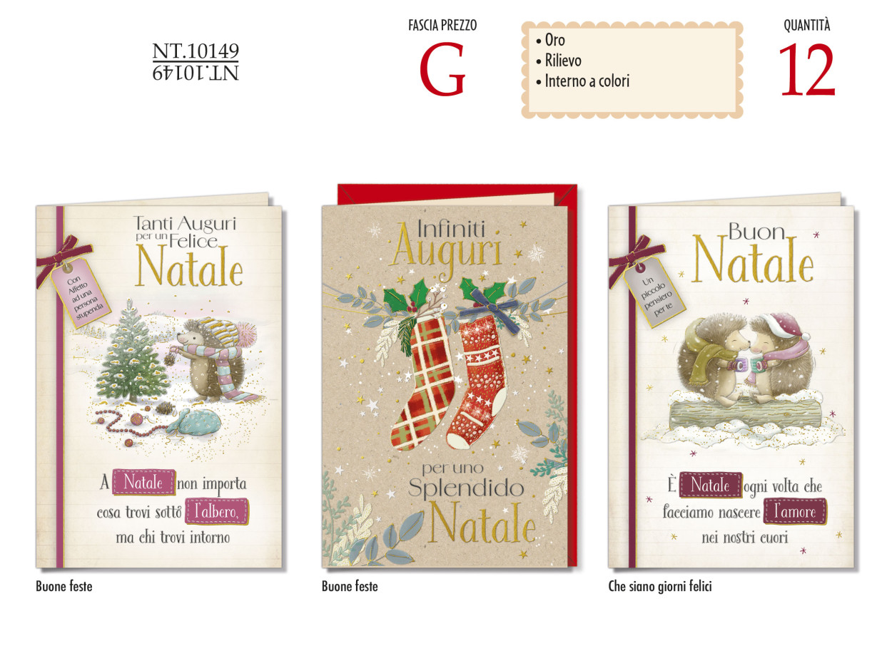 NT10149 BIGLIETTI DI NATALE 40631