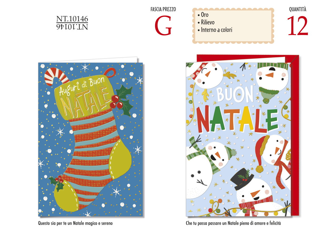 NT10146 BIGLIETTI DI NATALE 40631