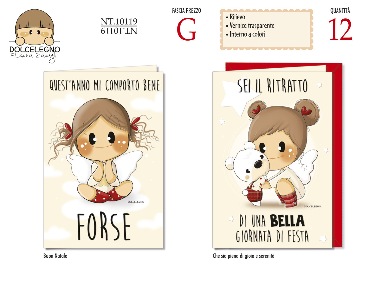 NT10119 BIGLIETTI DI NATALE BUBINE 40631