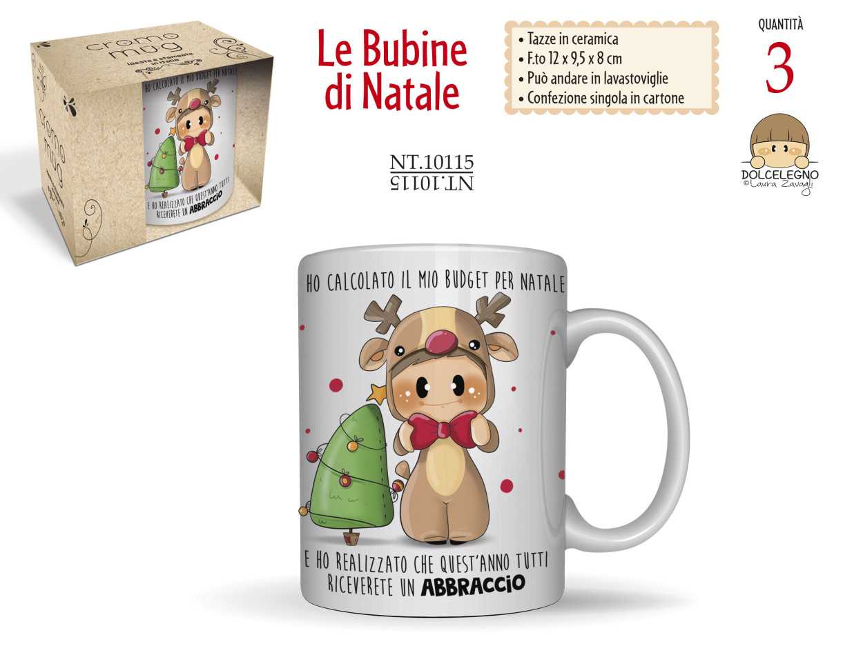 NT10115 TAZZE DI NATALE BUBINE 40631
