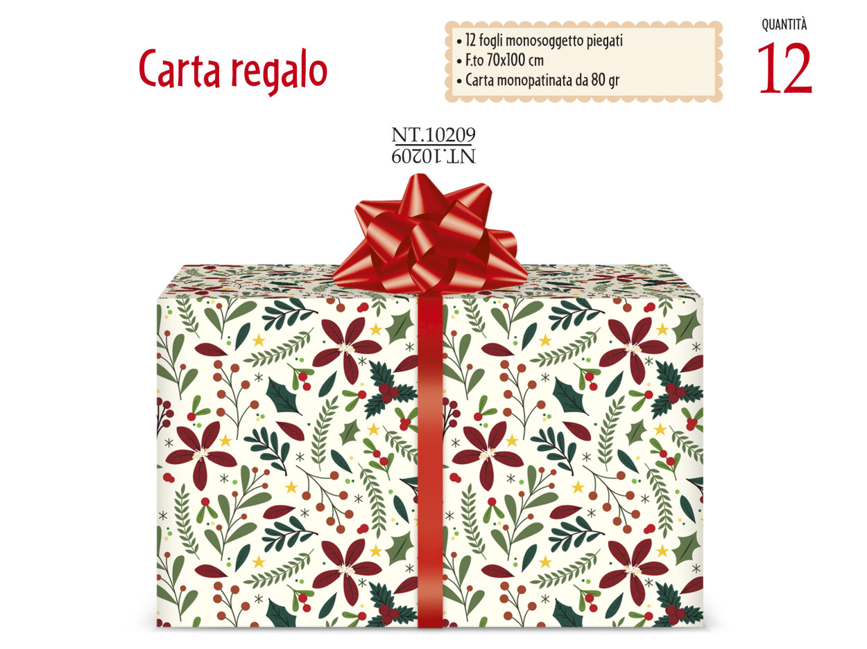 NT10209 CARTA REGALO DI NATALE 40631