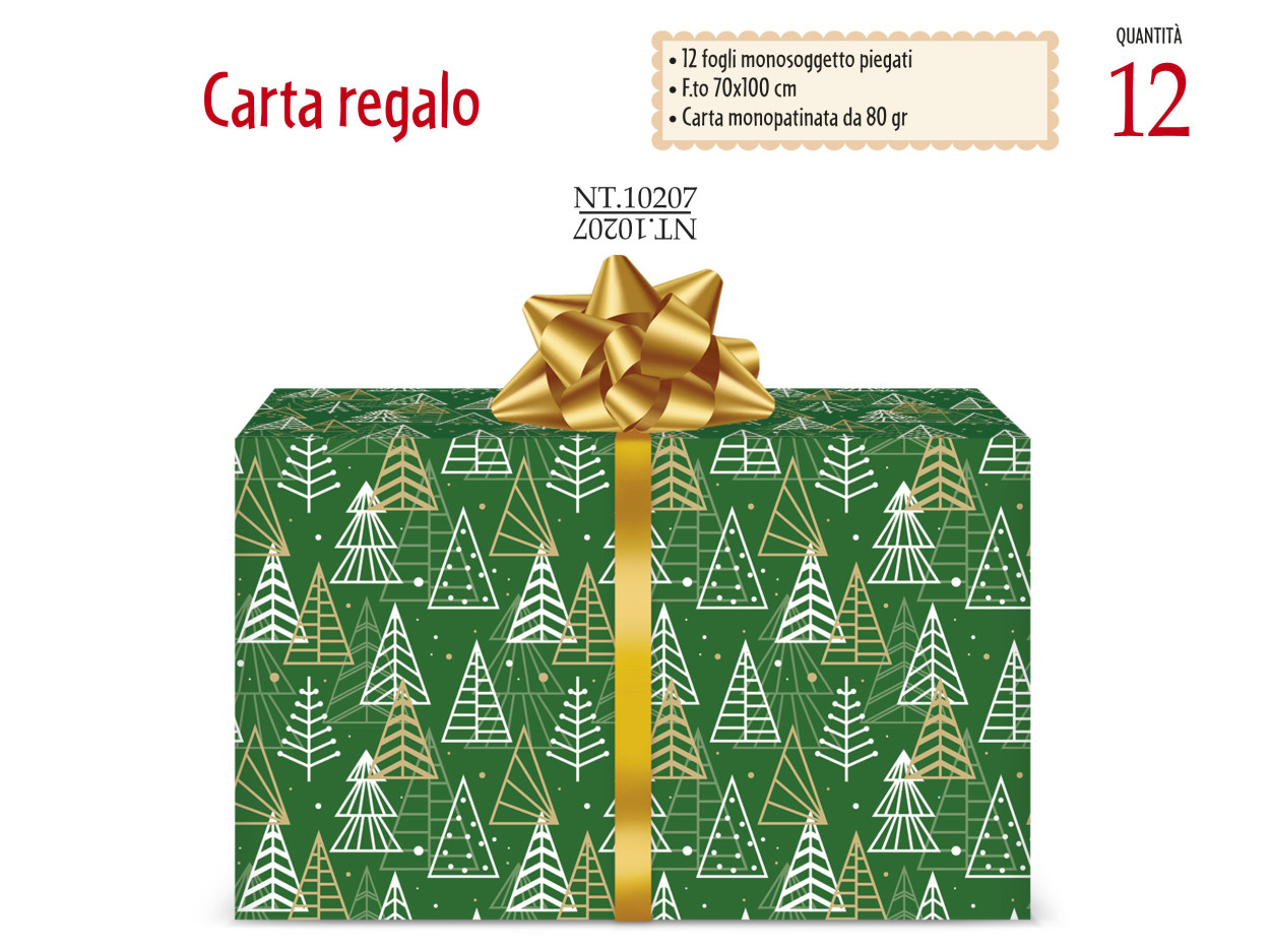 NT10207 CARTA REGALO DI NATALE 40631