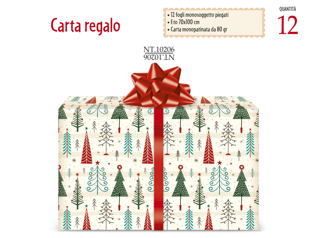NT10206 CARTA REGALO DI NATALE 40631