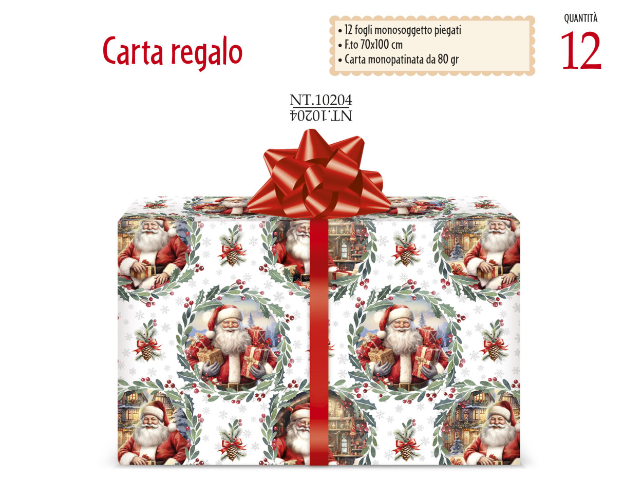 NT10204 CARTA REGALO DI NATALE 40631