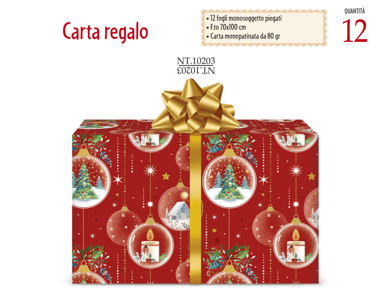 NT10203 CARTA REGALO DI NATALE 40631