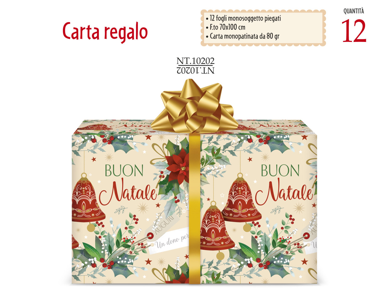 NT10202 CARTA REGALO DI NATALE 40631