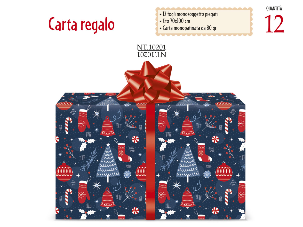 NT10201 CARTA REGALO DI NATALE 40631