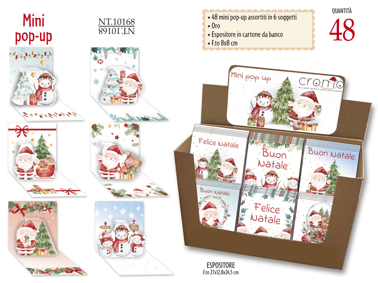 NT10168 MINI POP UP DI NATALE 40631