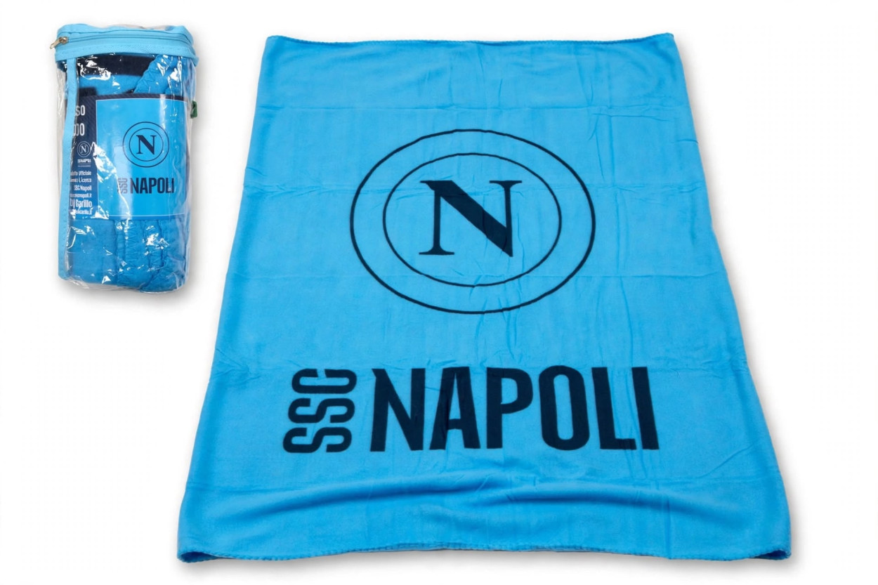 LX806 PLAID GIOCO SSC NAPOLI 130x160cm 54507