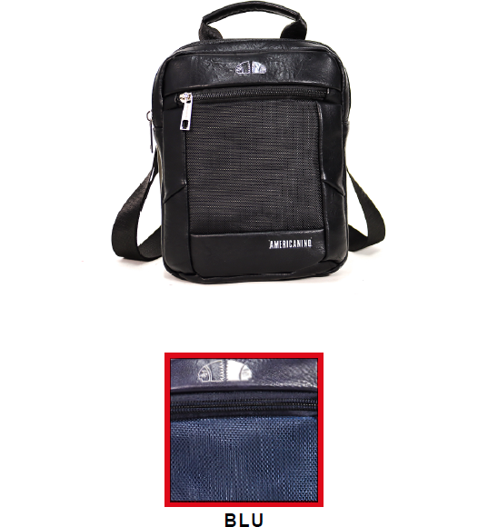 BAG526 BAG UOMO AME S BLU 22x18x7cm 52248