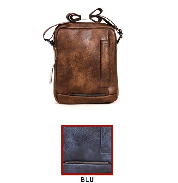 BAG519 BAG UOMO ADM S BLU 22x18x5cm 52248