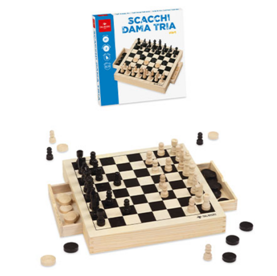 SCACCHI DAMA LEGNO 053490 578