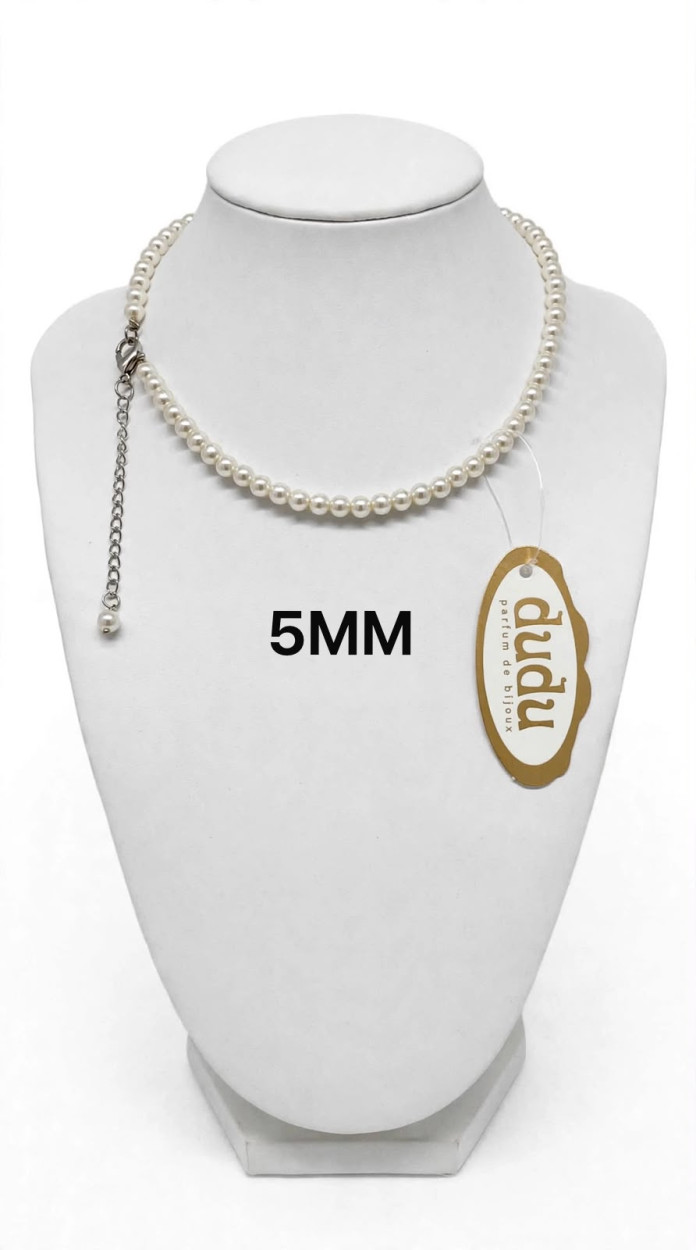 N516 COLLANA PERLA 5MM 40421