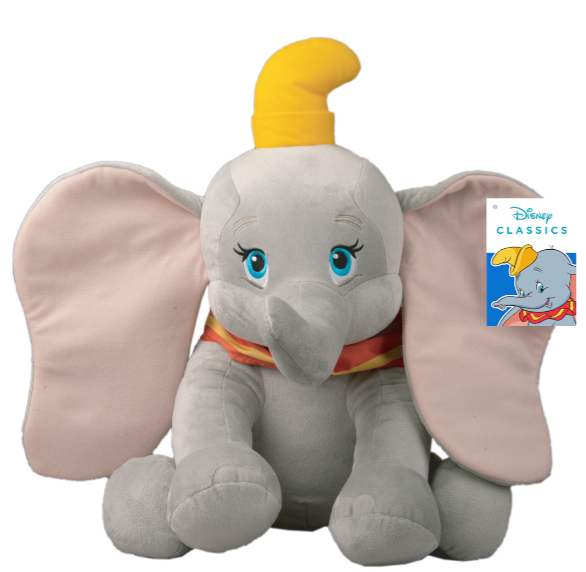 DCL9279-7 (MIS 2) ANIMAL FRIENDS DUMBO PELUCHE 20cm SEDUTO C/SUONO 41115
