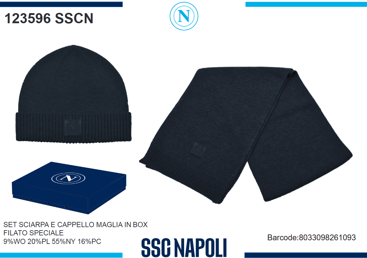 SET SCIARPA E CAPPELLO MAGLIA IN BOX 123596 SSCN 40351