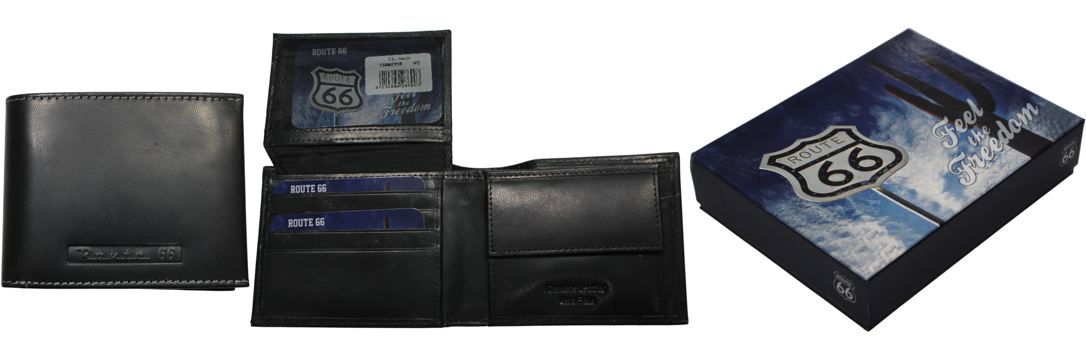 1568/OK6 PORTAFOGLIO UOMO NERO 11x9cm 41233