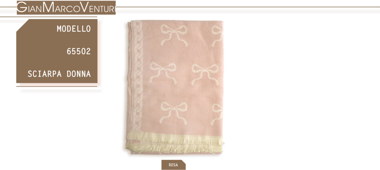 65502RO SCIARPA DONNA ROSA 41100