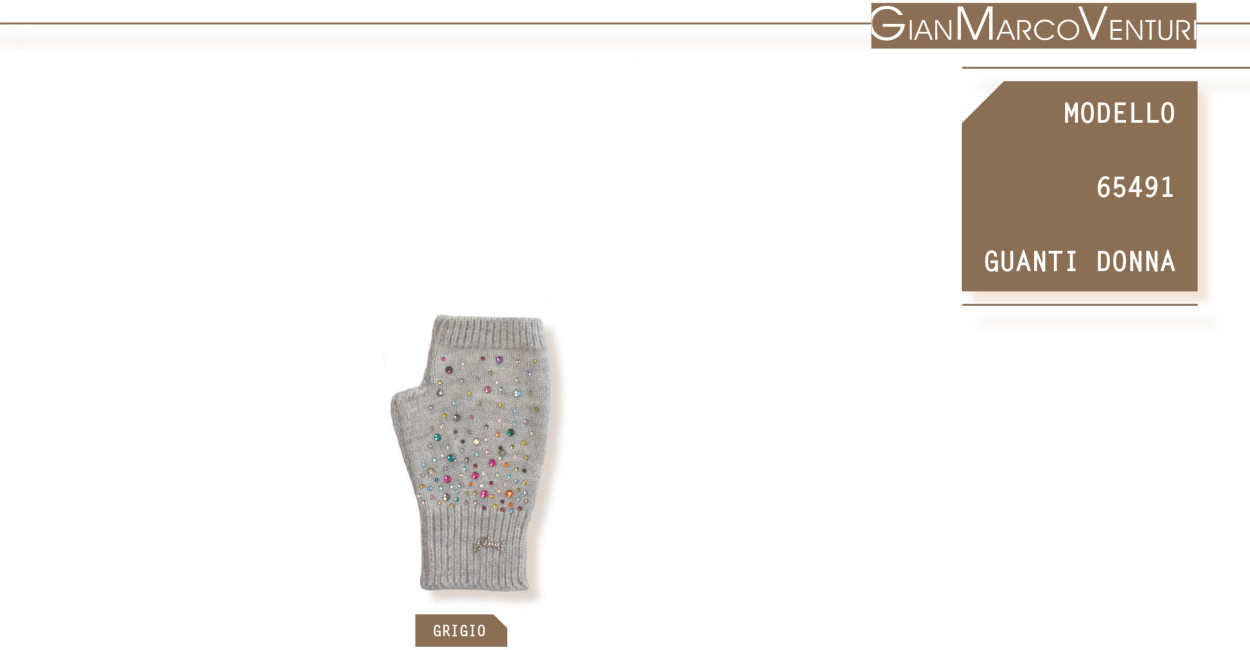 65491GR GUANTO DONNA GRIGIO 41100