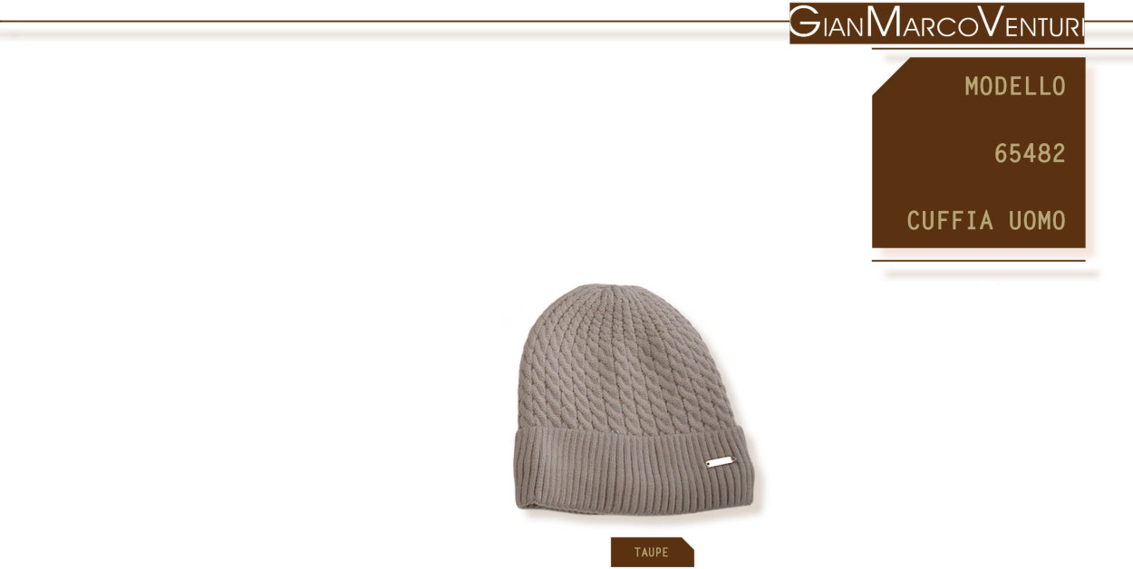 65482BE CAPPELLO UOMO BEIGE 41100