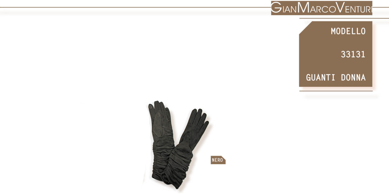 33131N GUANTO DONNA NERO 41100