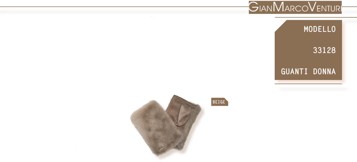 33128BE GUANTO DONNA BEIGE 41100