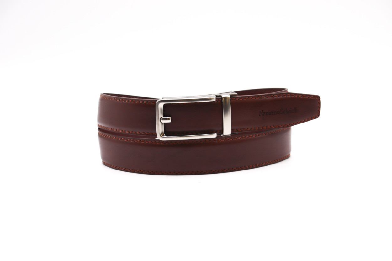 CN0IDK688/35/NG CINTURA UOMO PELLE TESTA MORO NG 52248