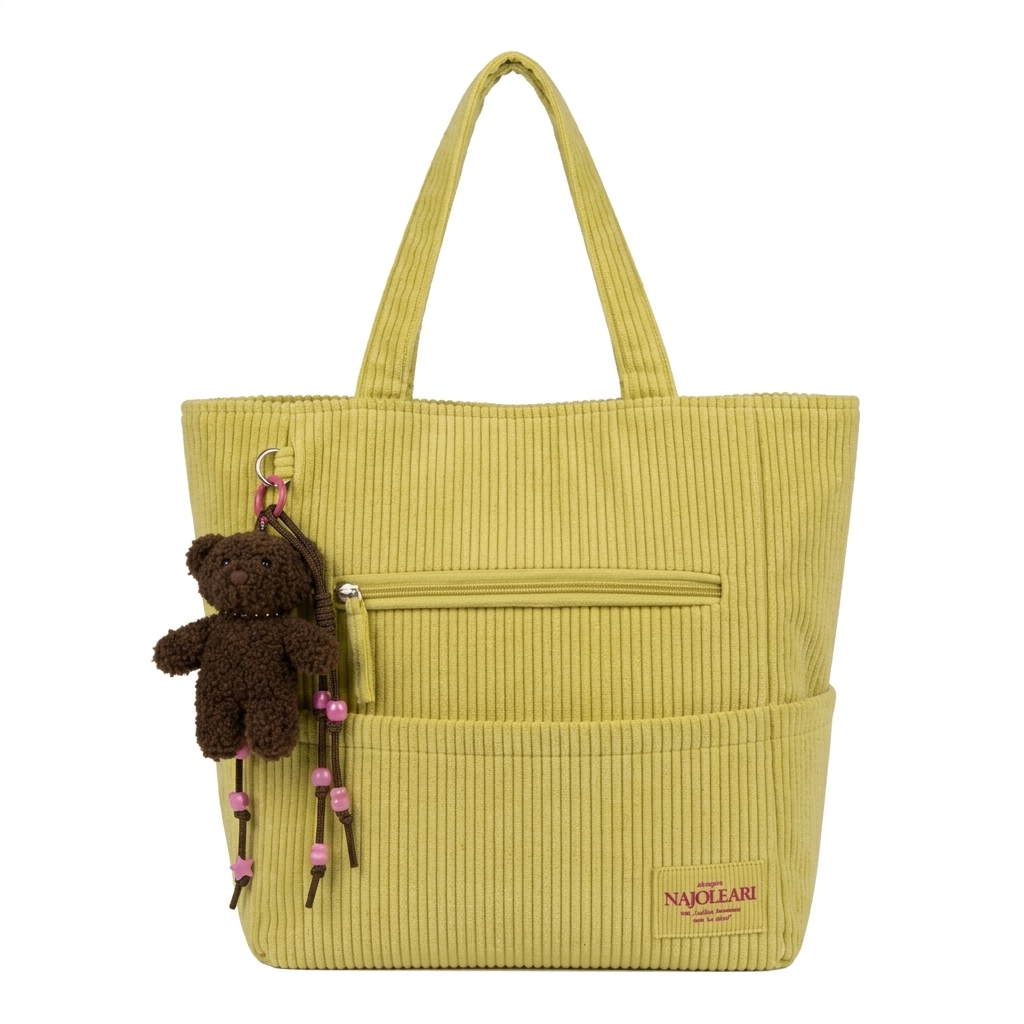 62176/PUF2 SHOPPING LIMONI VERDE 40x30cm 41233