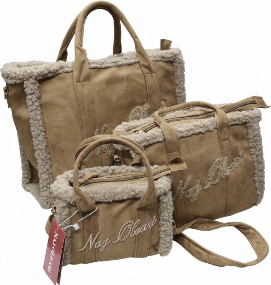 62180/SETTED4 L BAULETTO, M BAULETTO, S MINI BAULETTO CAMEL 41233