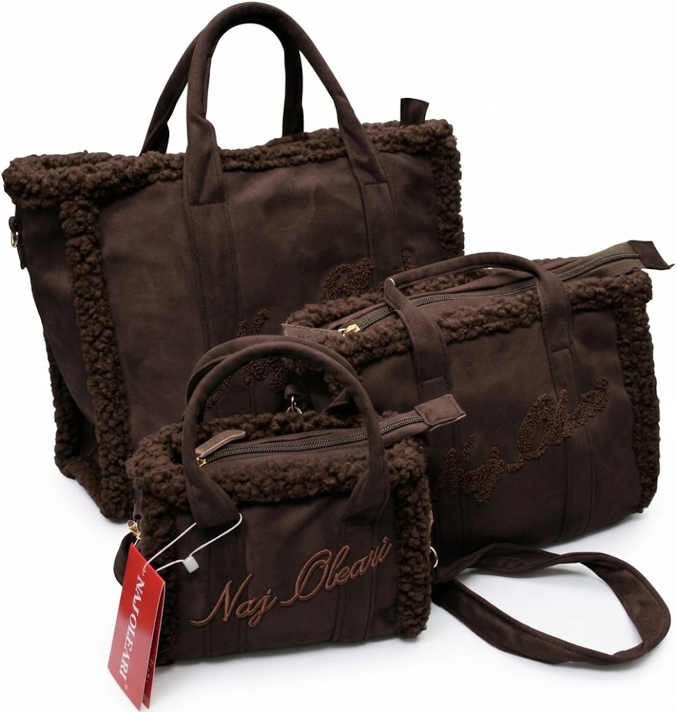 62180/SETTED4 L BAULETTO, M BAULETTO, S MINI BAULETTO CIOCCOLATO 41233