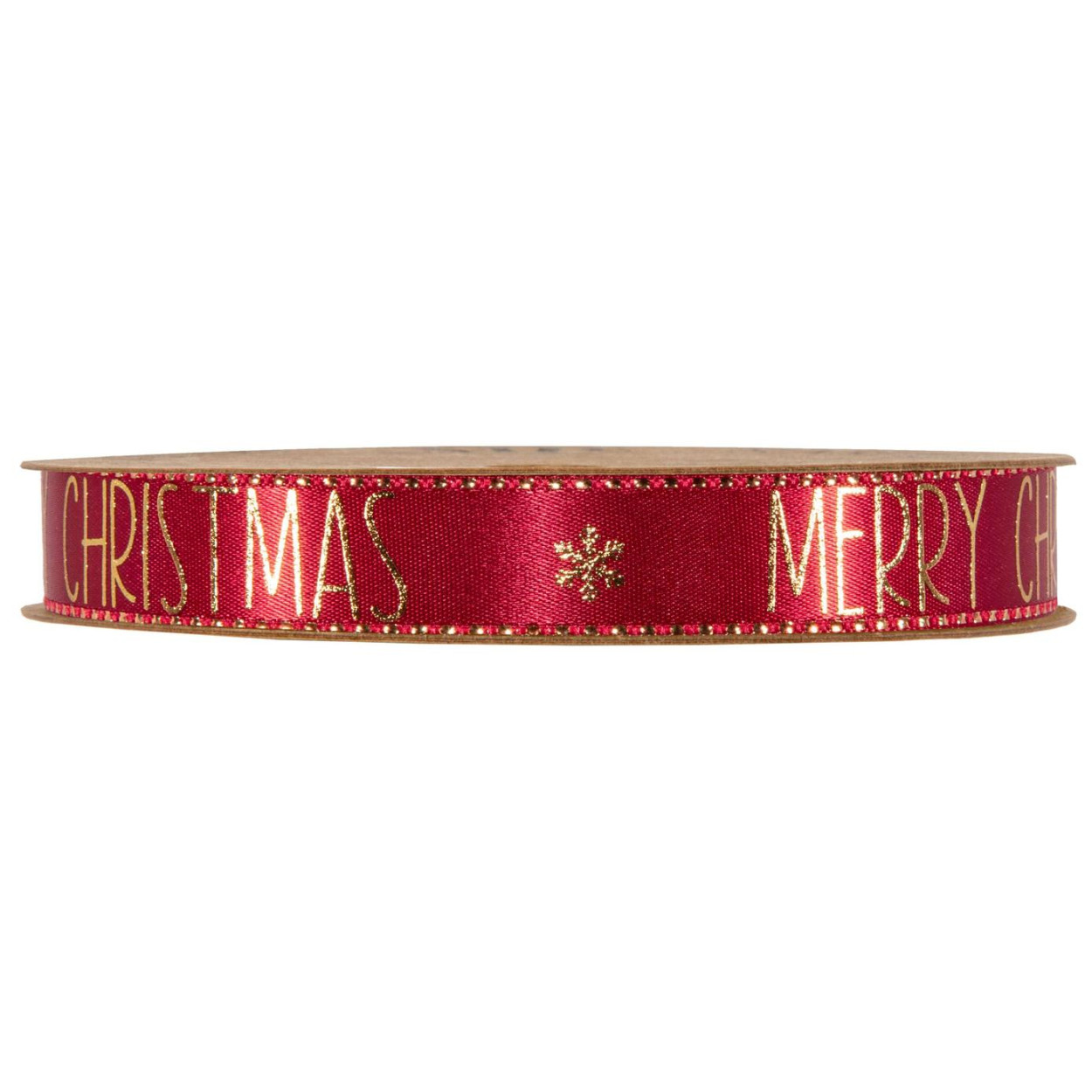 NASTRO MERRY CHRISTMAS MM15X15MT RED DAHLIA 5597P08 41229