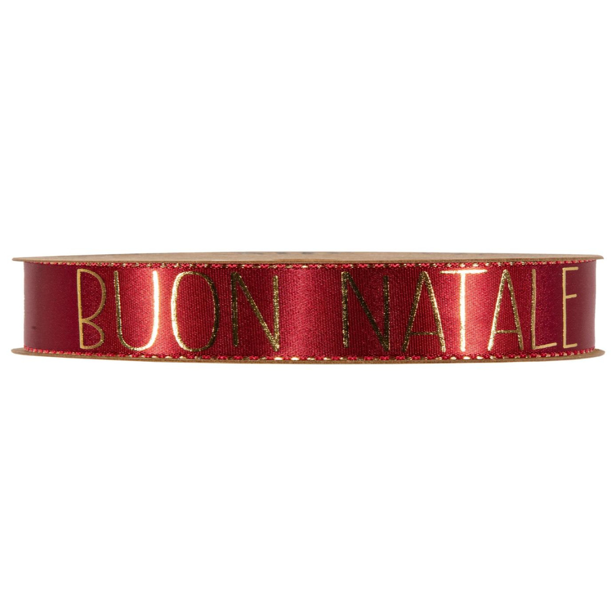 NASTRO BUON NATALE MM15X15MT RED DAHLIA 5598P08 41229
