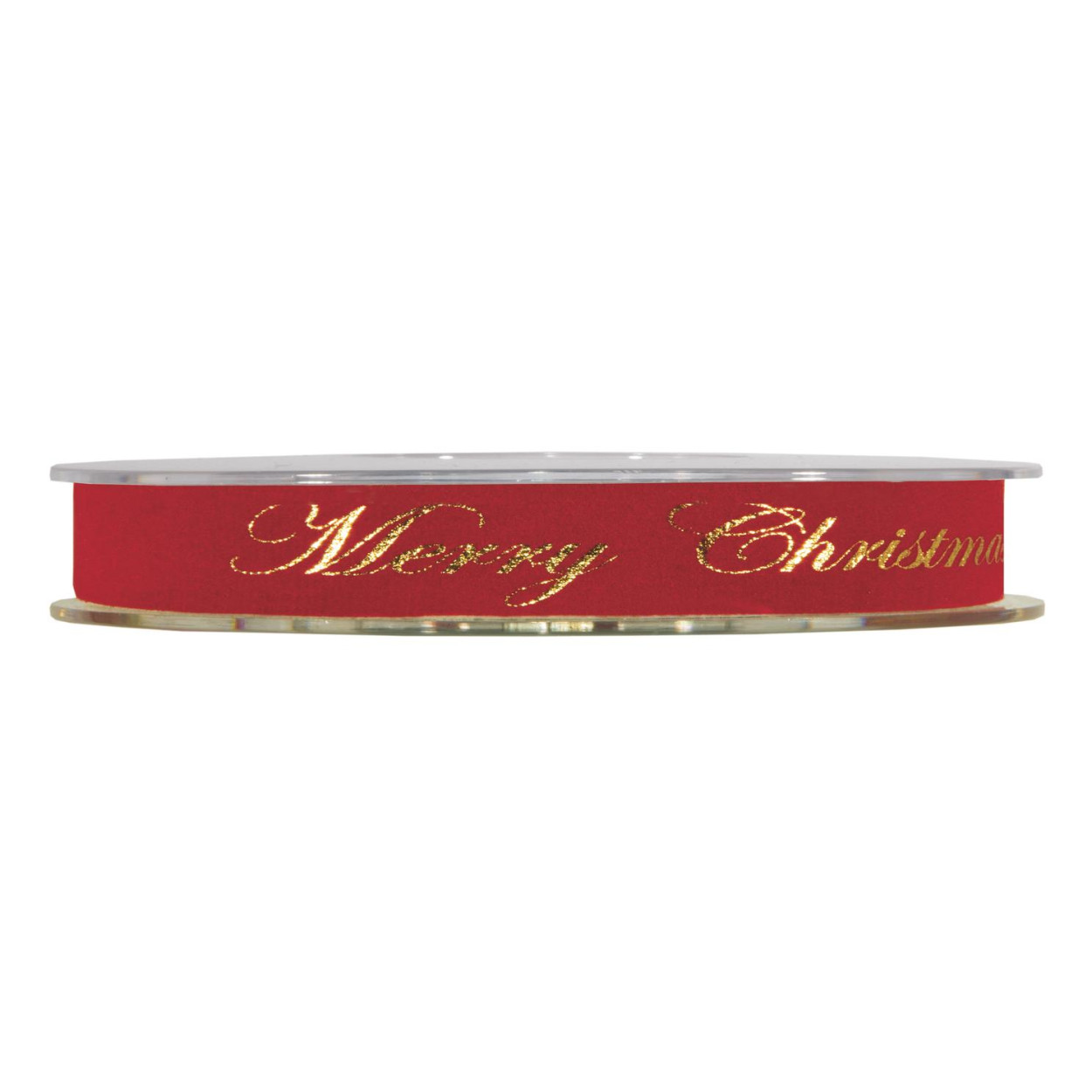 GOLD MERRY CHRISTMAS MM15X10MT RED 4707P08 41229