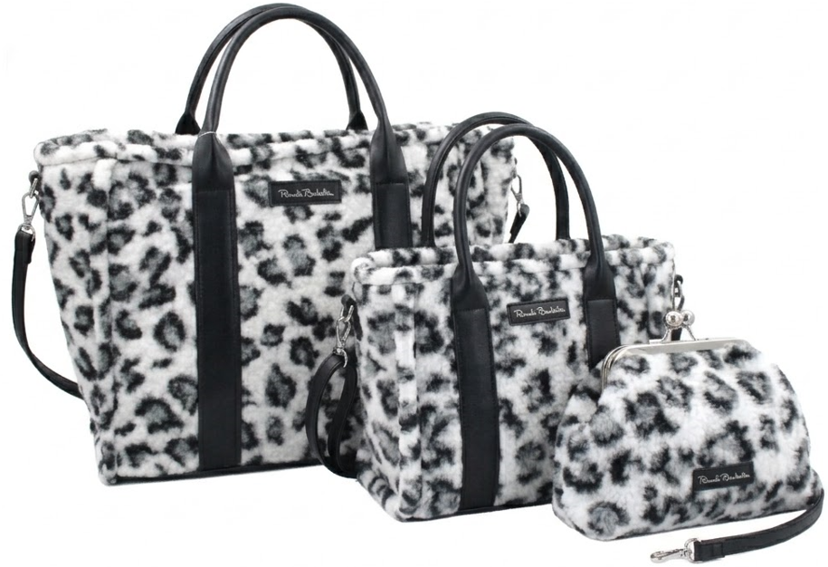 62174/SETLEO L BAULETTO, M BAULETTO, S POCHETTE BIANCO CHERRY 41233