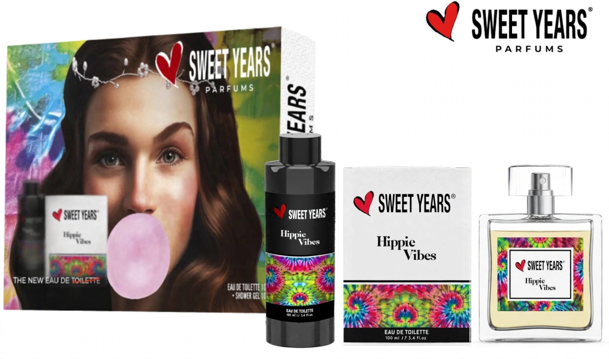 SWEET YEARS GA2108900 HIPPIE VIBES EDT 100ml + BAGNOSCHIUMA 250ml 41454