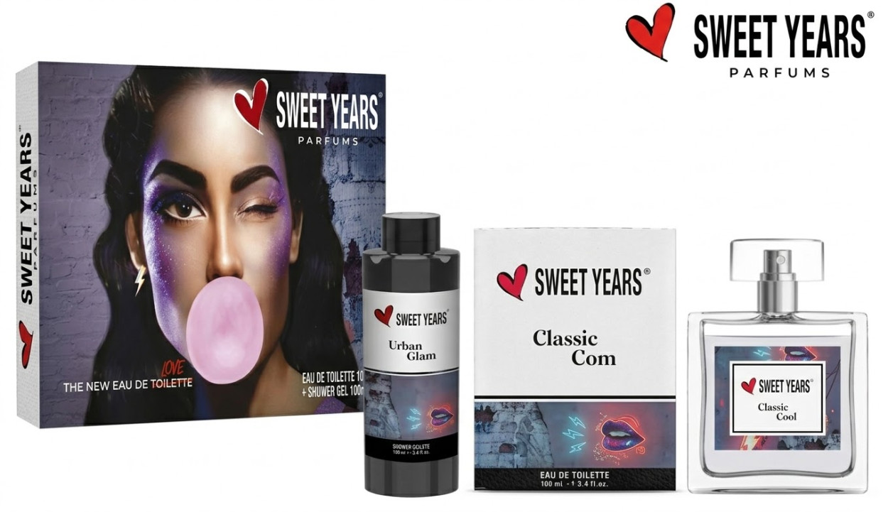 SWEET YEARS GA2108600 URBAN GLAM EDT 100ml + BAGNOSCHIUMA 250ml 41454