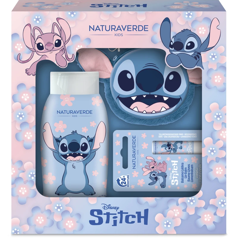 NV DISNEY STITCH FIGT SET PORTACHIAVI DOCCIASHAMPPO 250ml + BURRO + PORTACHIAVI 142593 41456
