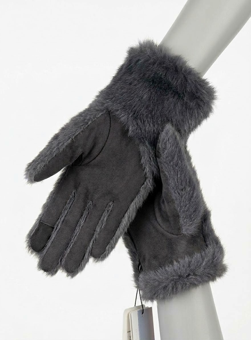 33127GR GUANTO DONNA GRIGIO 41100