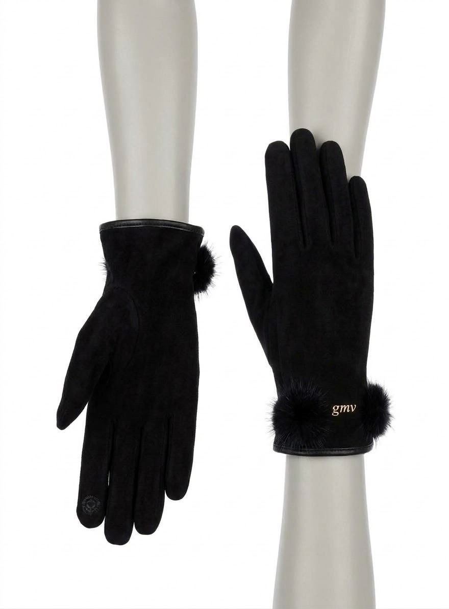 33130N GUANTO DONNA NERO 41100